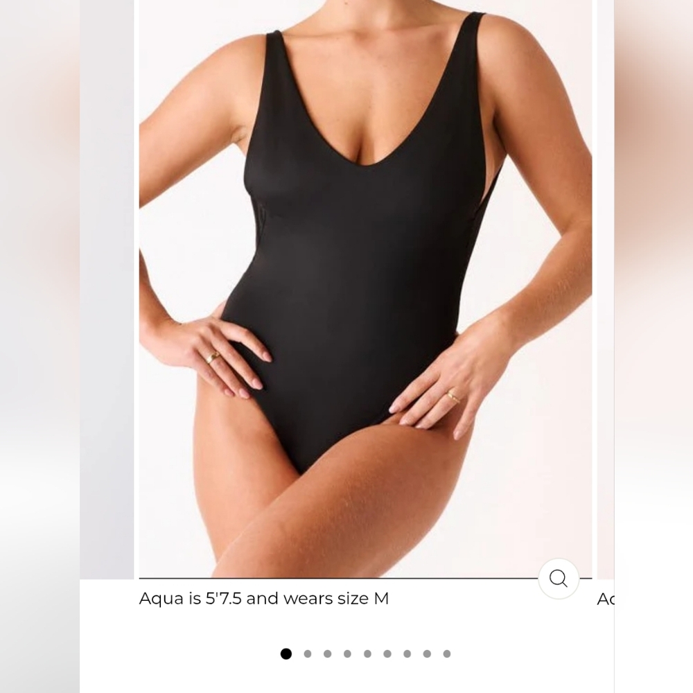 Elegant Black Women's One Piece Swimsuit